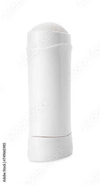 Fototapeta One solid deodorant isolated on white. Personal care product