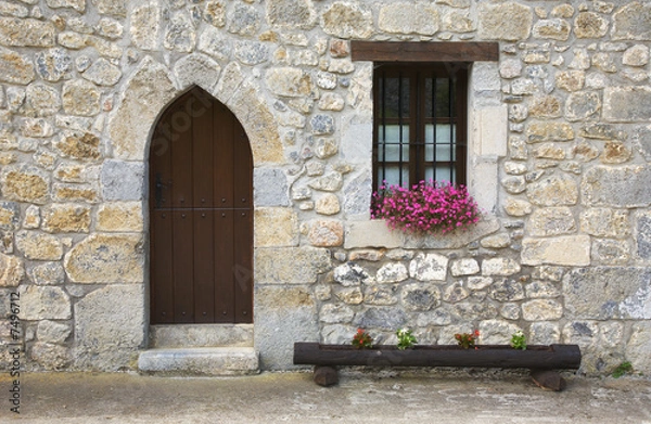Fototapeta Fachada de caserio en el Pais Vasco
