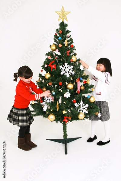 Obraz 예쁘고 어린 소녀들의 겨울