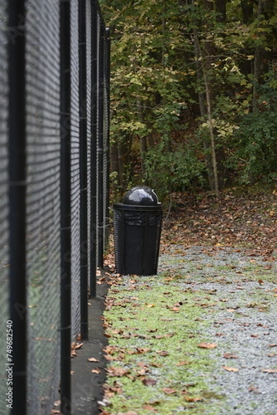 Obraz Outdoor Trash Can