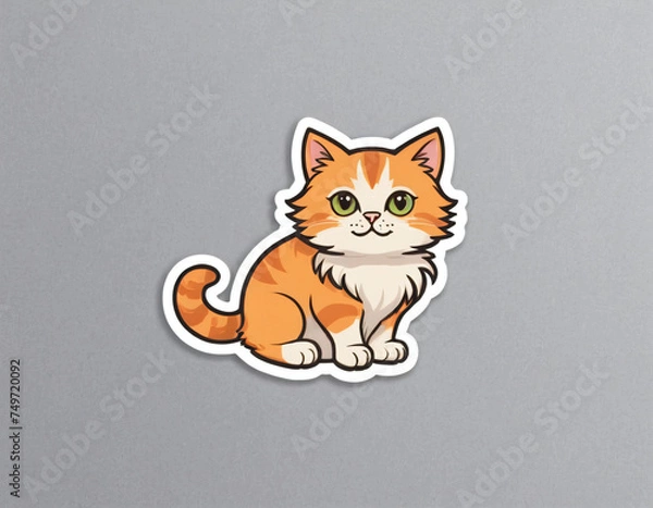 Obraz cat sticker