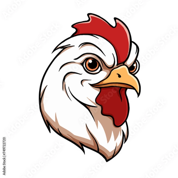 Obraz cartoon chicken vector