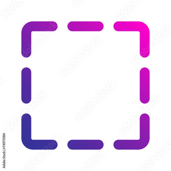 Obraz selection gradient icon