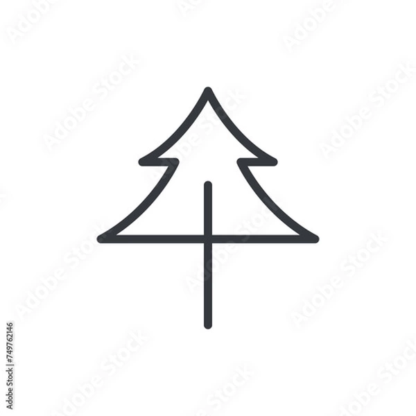 Fototapeta Beautiful Tree icon vector illustration