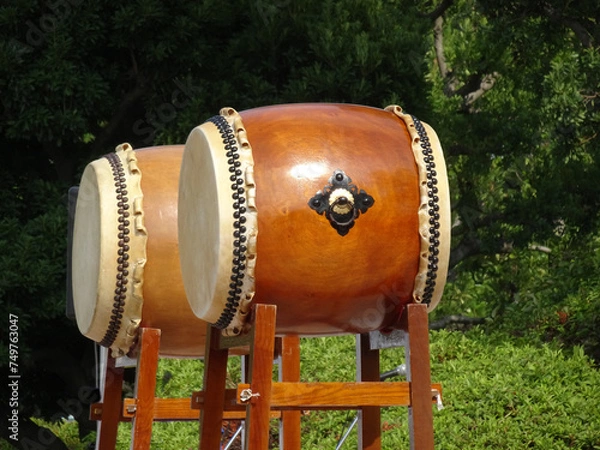 Obraz 祭りの和太鼓