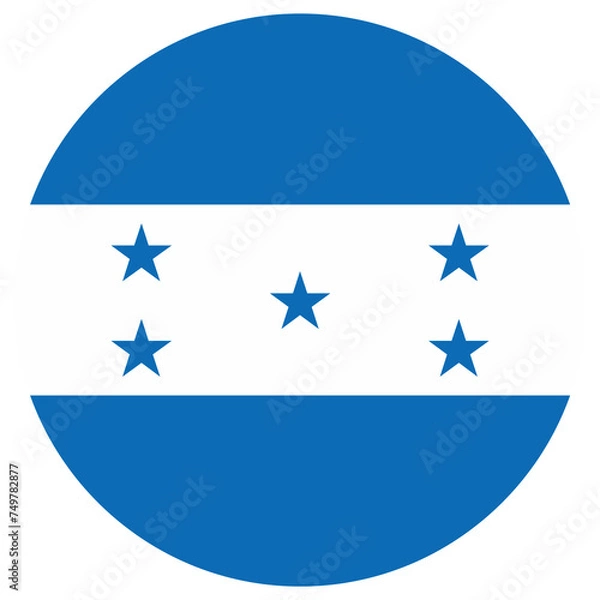 Obraz honduras national flag, transparent background