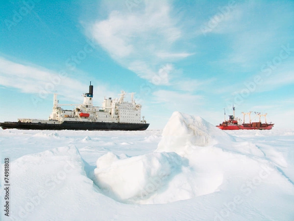 Obraz Glaciers and icebergs
