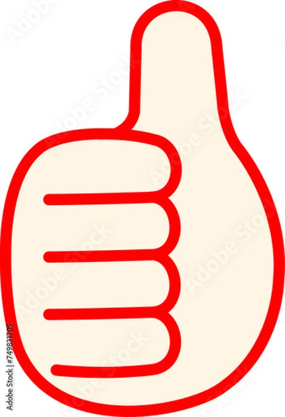 Fototapeta thumb, thumb, thumb, icon, hand, finger