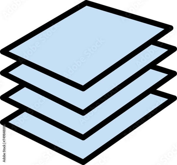 Obraz paper, paper icon, file, stacked paper, documents, documents