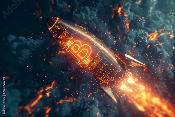 Obraz Fiery Celestial Burst