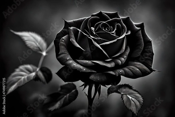 Fototapeta Black Rose