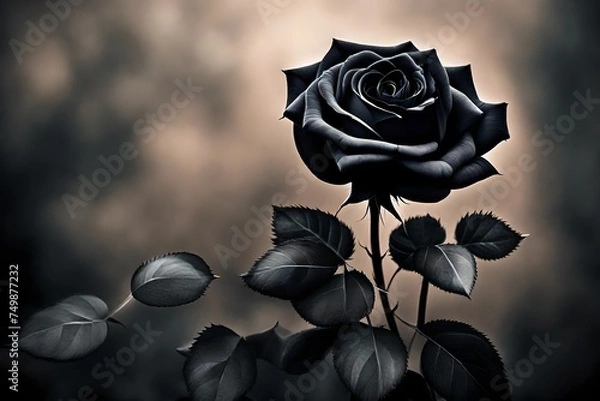 Fototapeta Black Rose