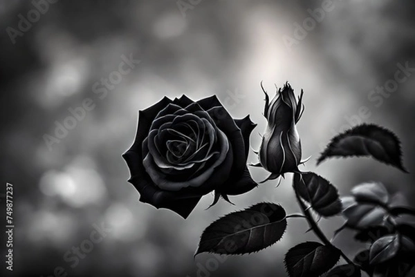 Fototapeta Black Rose