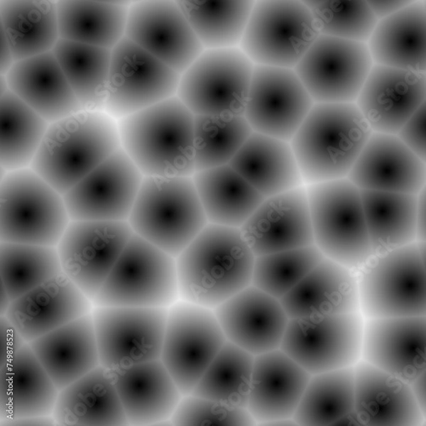 Fototapeta seamless voronoi abstract background with circles