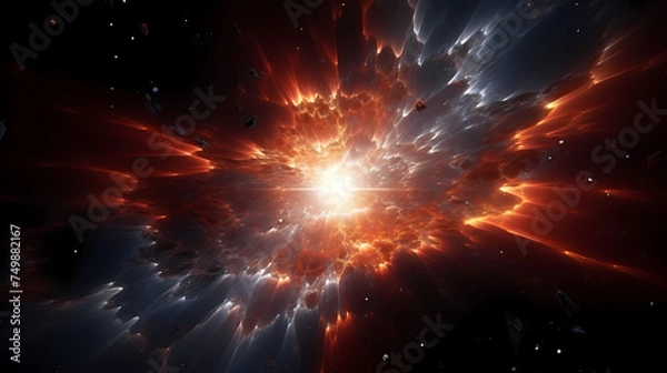 Obraz Supernova explosion, space background