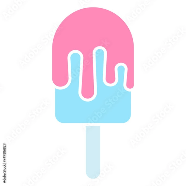 Obraz popsicle cartoon