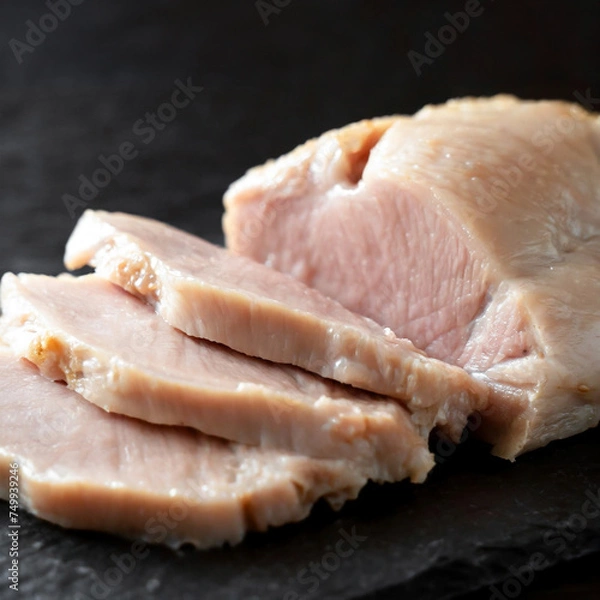 Obraz 低温調理したヘルシーな鶏肉