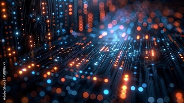 Fototapeta Strategies for ensuring cybersecurity in the digital transformation era, protecting data and assets.