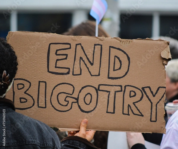 Obraz "End Bigotry" sign.
