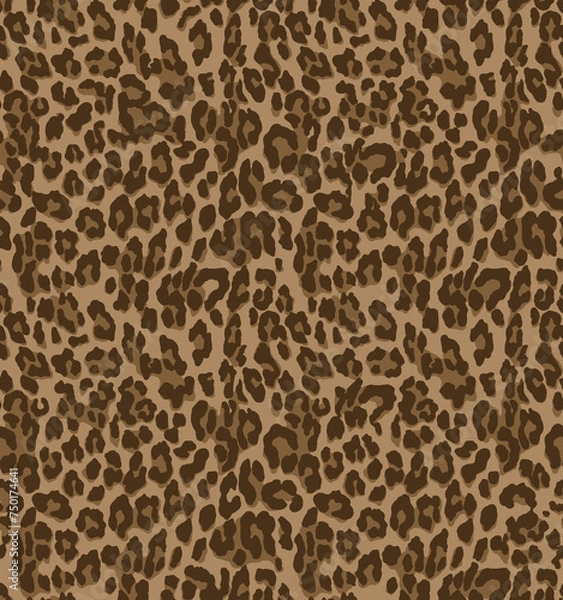 Obraz Abstract Animal leopard Seamless repeat print textile pattern Background
