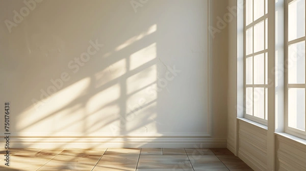 Obraz empty room with window