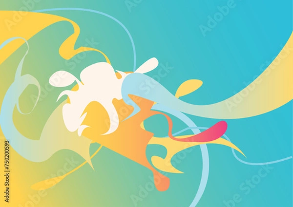 Fototapeta Abstract Colorful  Vector Background Design