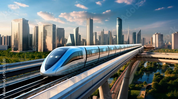 Obraz The Futuristic Express