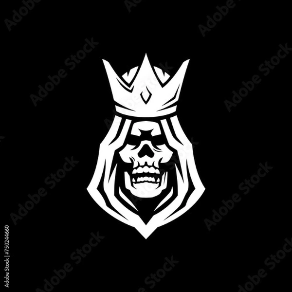 Obraz King Skull Logo Design Templates