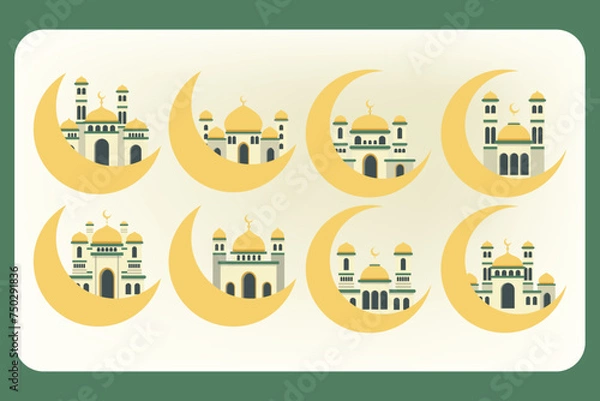 Fototapeta Mosque Illustration