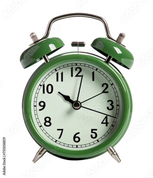 Fototapeta alarm clock isolated on transparent background