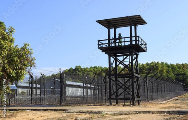 Fototapeta Prison wall