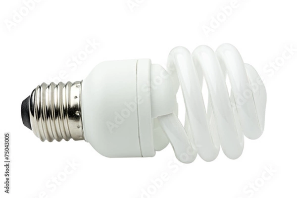 Obraz Spiral energy saving lamp.