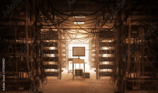 Fototapeta Pokój Techno