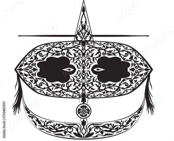Obraz Malaysian Kite object art culture background