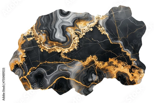 Obraz marble sign isolate on white background