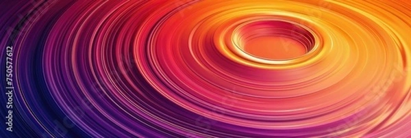 Fototapeta Abstract rings background for business presentation. Radial bright pattern concept. Modern surface texture