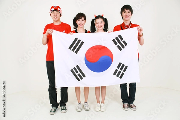 Obraz 스튜디오 안 대한민국 태극전사