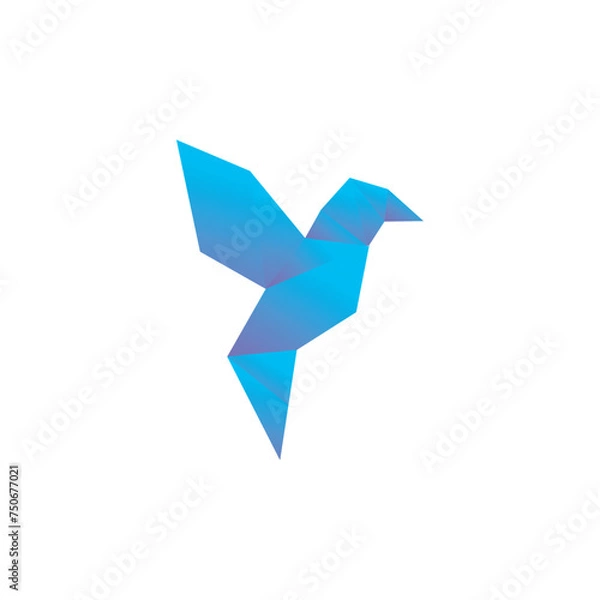 Fototapeta Creative bird  modern logo vector illustration  Logo Icon Symbol Vector Design Template.