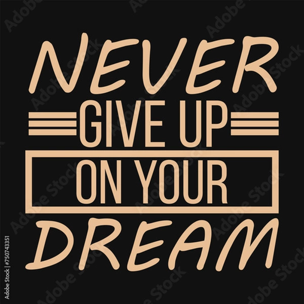Obraz positive lettering motivational quotes typography design for tshirt