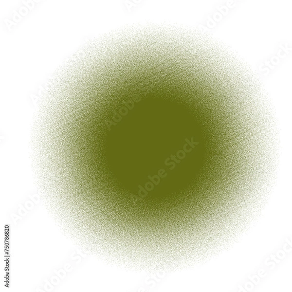 Obraz green circular gradient pattern - diffused effect - abstract green background