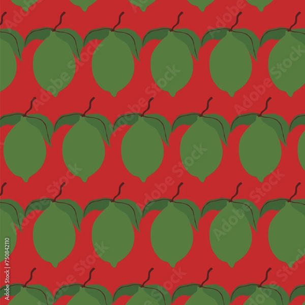 Fototapeta Lemon Pattern