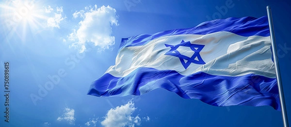 Obraz israel flag 