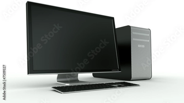 Fototapeta stylish computer