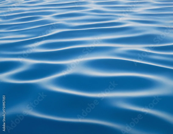 Obraz blurry blue water background