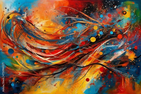 Obraz abstract background with water