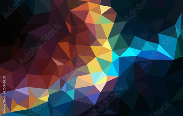 Fototapeta Geometric fire