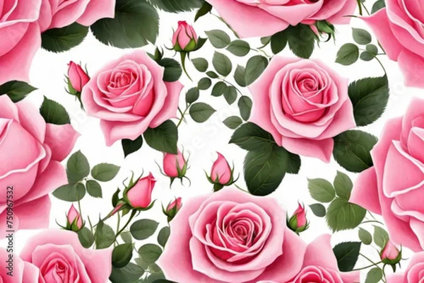 Obraz seamless pattern with roses