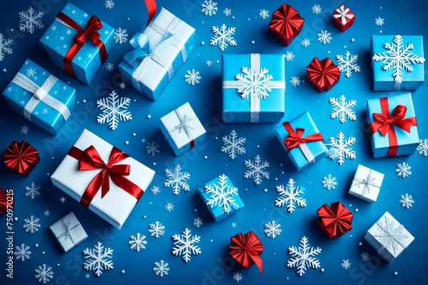 Obraz christmas gift boxes