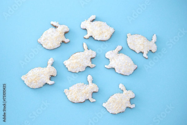 Obraz Easter gingerbread bunnies.