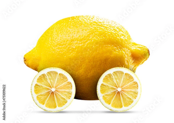 Obraz Isolated Lemon Car